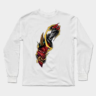 hannya mask Long Sleeve T-Shirt